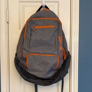 Orangetheory Gray and Orange Sporty Backpack